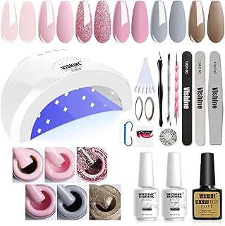 Gel Nail Polish Starter Kit with UV Lamp and Tools