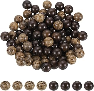 200pcs 12mm Round Wooden Beads for Jewelry Making