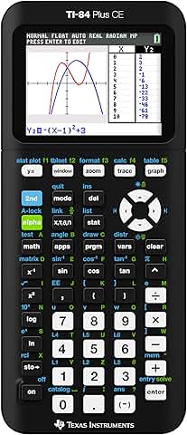 Color Graphing Calculator in Black