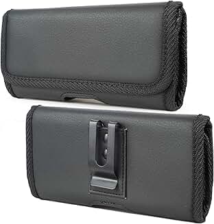 Vegan Leather Horizontal Pouch for Jitterbug Smart 4