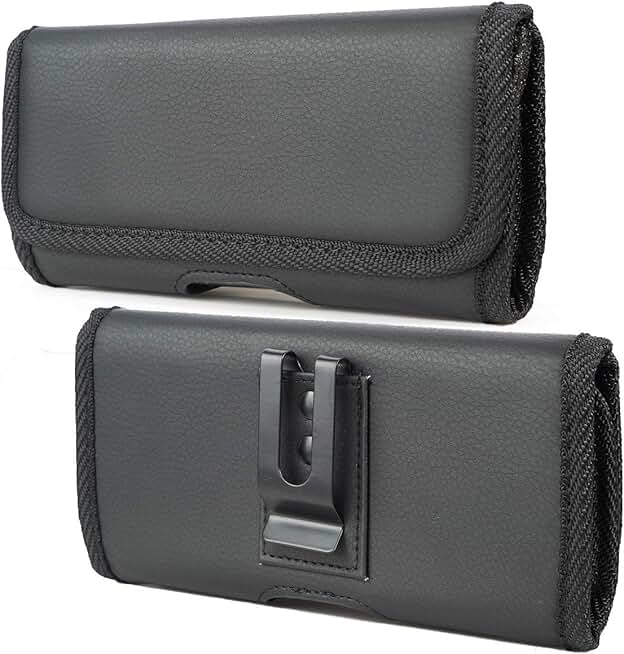 Vegan Leather Horizontal Pouch for Jitterbug Smart 4