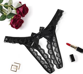 Floral Lace Low Rise Women's Panties with Bow