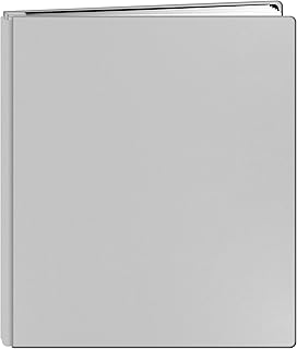 20-Page Family Treasures Scrapbook with White Leather Cover