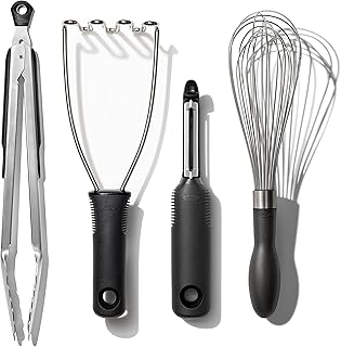 Stainless Steel 4-Piece Kitchen Gadget Set