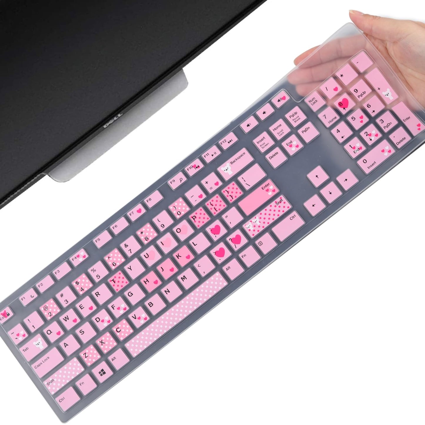 Keyboard Cover for Wired and Wireless Keyboards