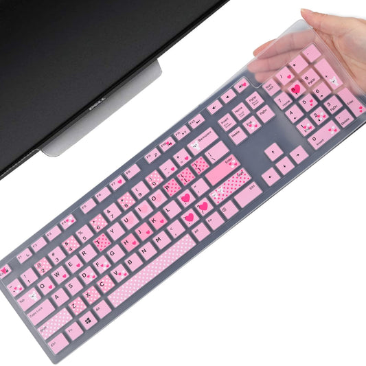 Keyboard Cover for Wired and Wireless Keyboards
