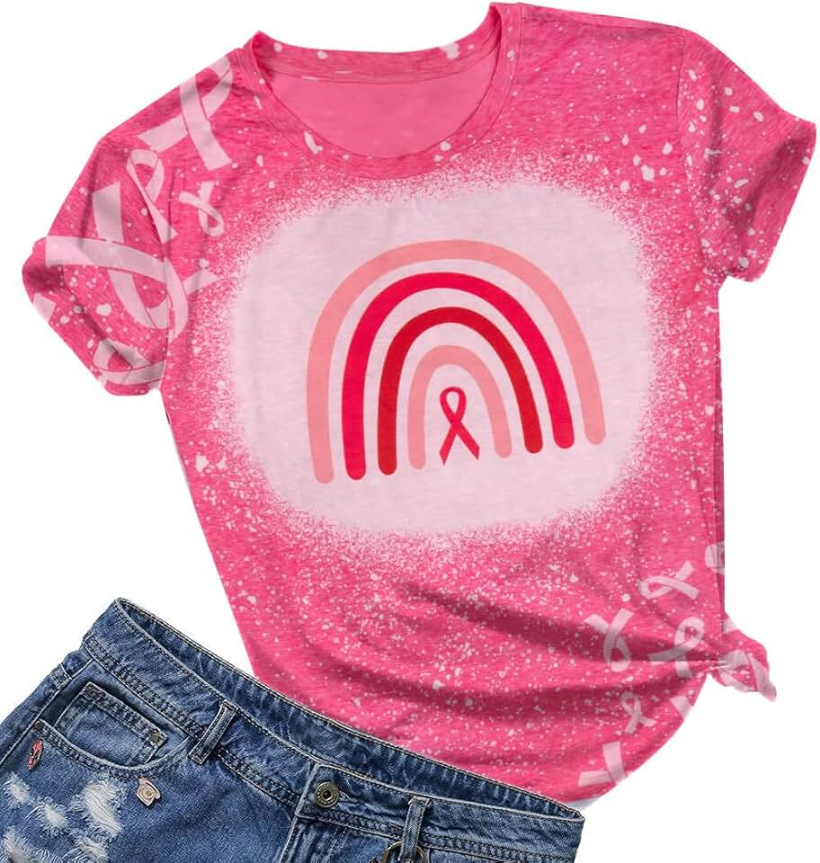 Pink Ribbon Breast Cancer Awareness T-Shirt
