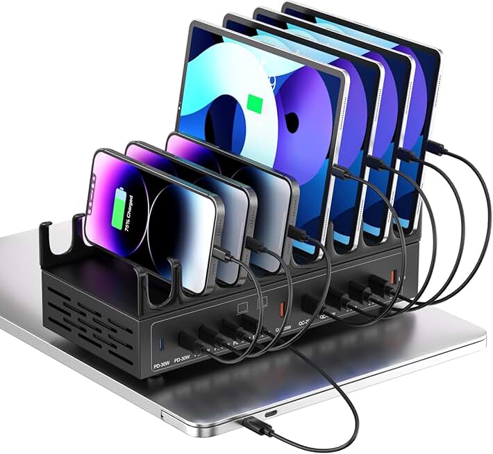 470W Multi-Device USB C Charging Station