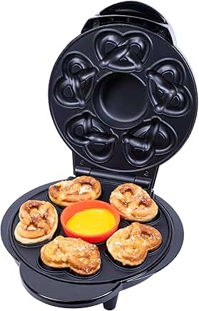 Pretzel Maker with Cheese Melting Compartment
