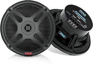6.5 Inch 2-Way Waterproof Marine Speakers, 1 Pair