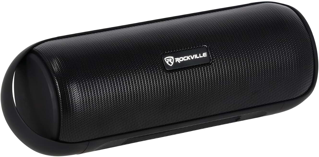 Portable Bluetooth Speaker with TWS, FM, USB, Water-Resistant
