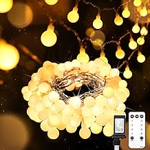 33ft 100 LED Connectable Globe String Lights for Indoor and Outdoor Decor