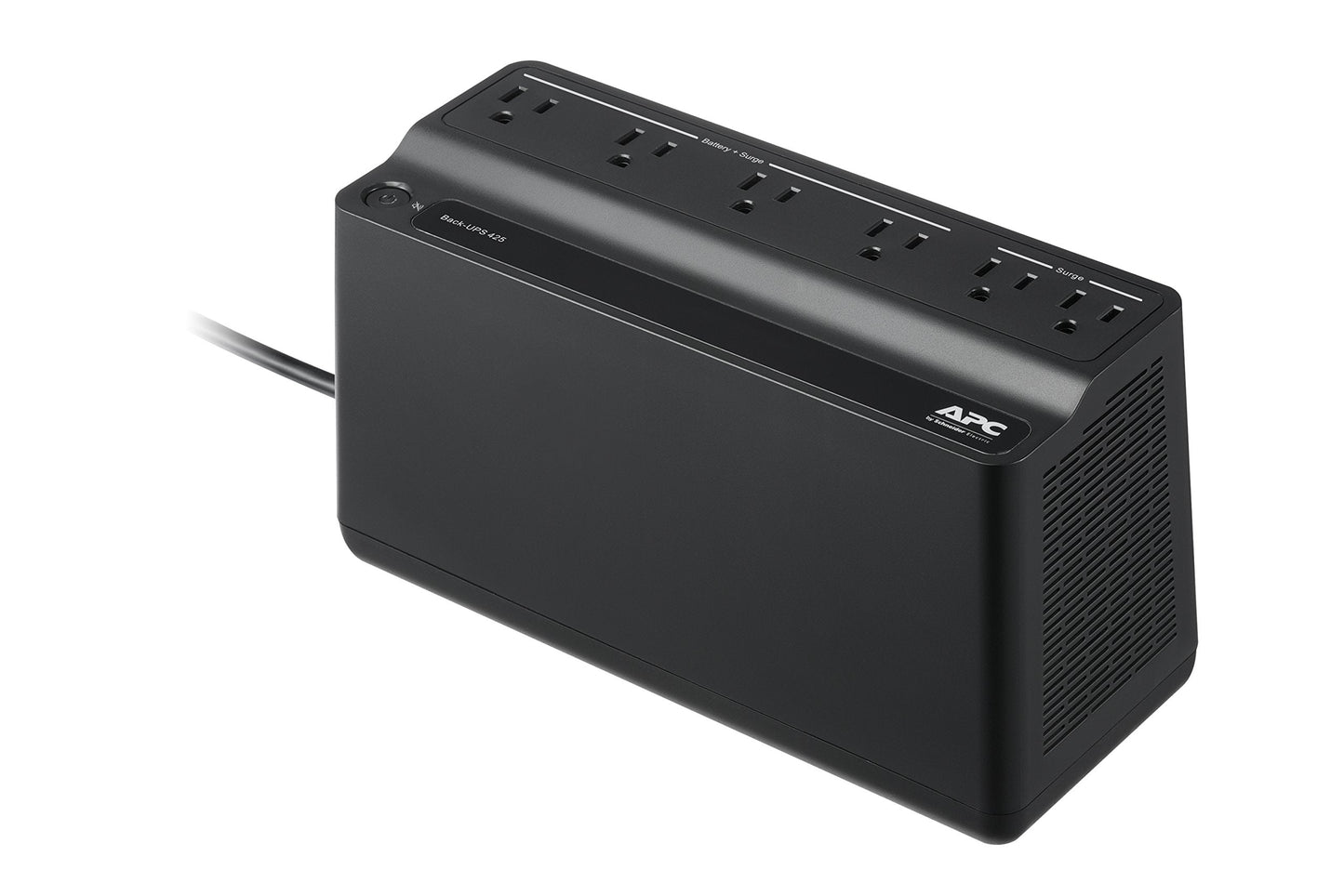 UPS Battery Backup Surge Protector, 425VA Backup Battery Power Supply, BE425M