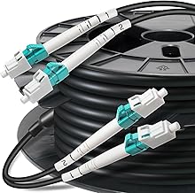150 ft Outdoor Multimode Duplex LC Fiber Cable
