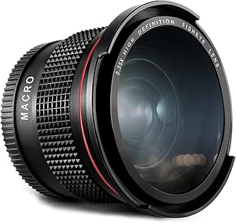 58mm Fisheye Wide Angle Lens with Macro