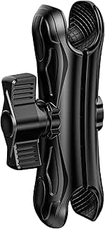 Large 2.25" Ball Double Socket Arm, 8.44" Aluminum Heavy-Duty Mount
