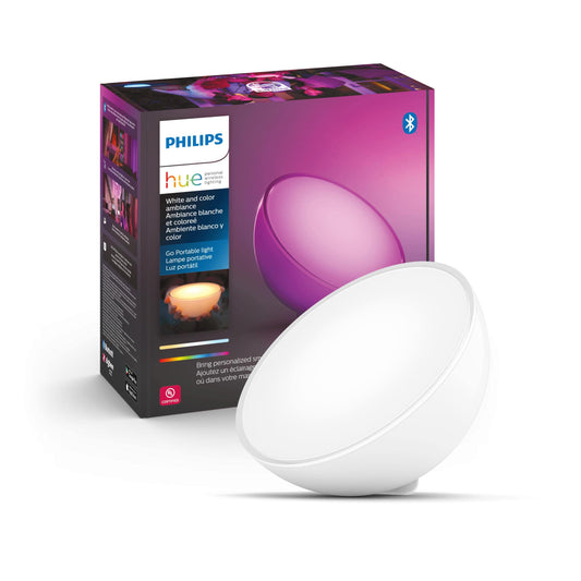 Go White and Color Portable Dimmable LED Bluetooth  Zigbee) Smart Light Table Lamp, White