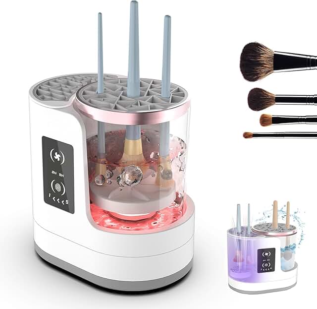Electric 3-in-1 Makeup Brush Cleaner with Drying