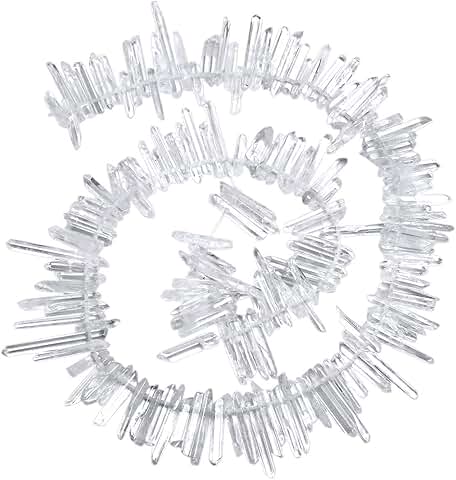 Clear Quartz Crystal Points for Jewelry Making
