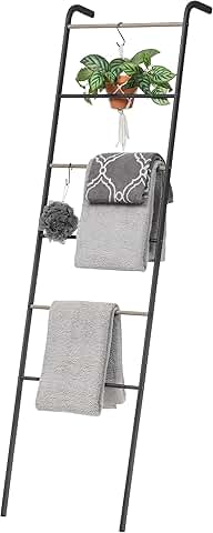 Sturdy Metal Clothing and Blanket Ladder