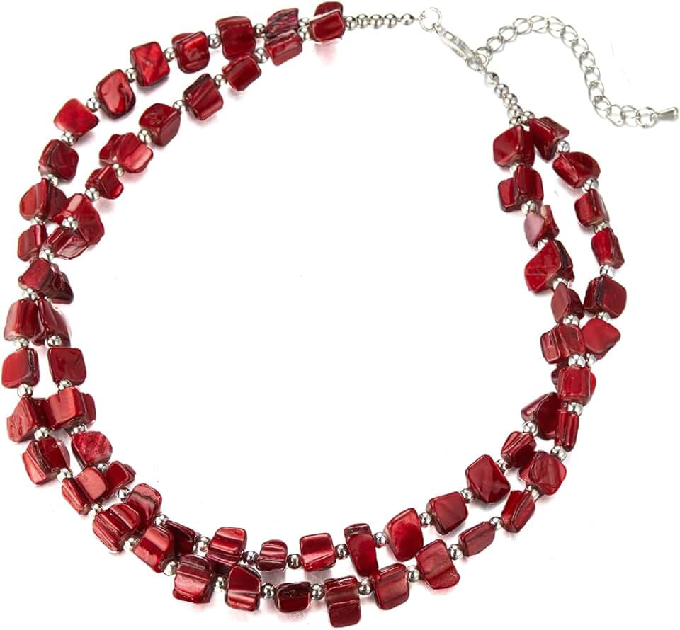 Boho Layered Beaded Necklace for Women