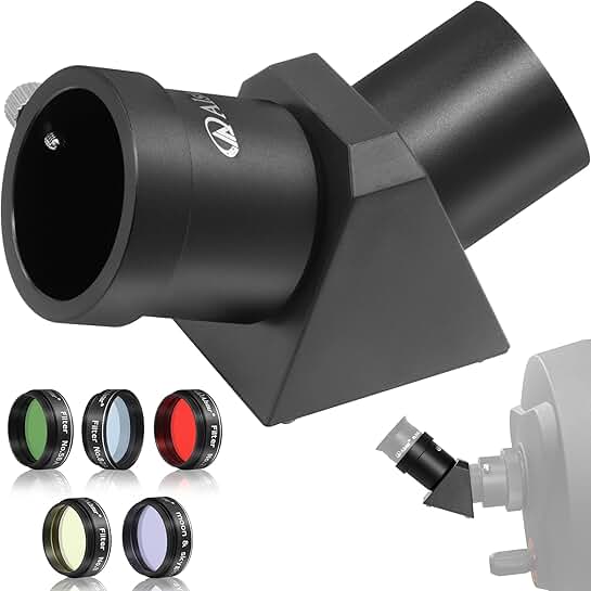 1.25-inch 45-degree Diagonal Prism with 5 Filters Kit