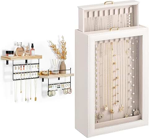 Jewelry Organizer Bundle with Necklace Box