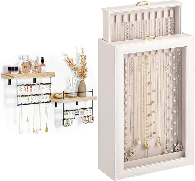 Jewelry Organizer Bundle with Necklace Box