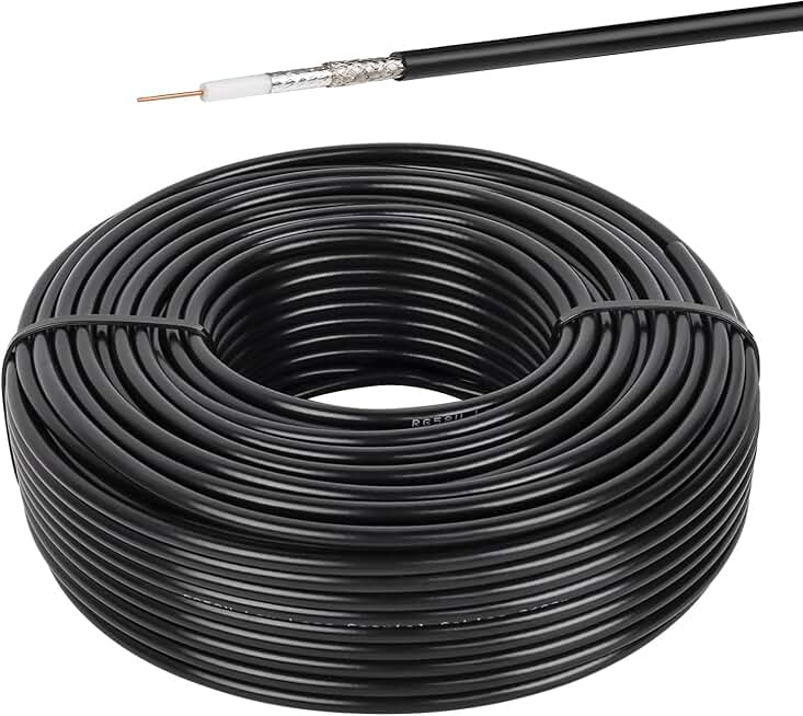 150ft RG58 Coaxial Cable for Signal Boosting