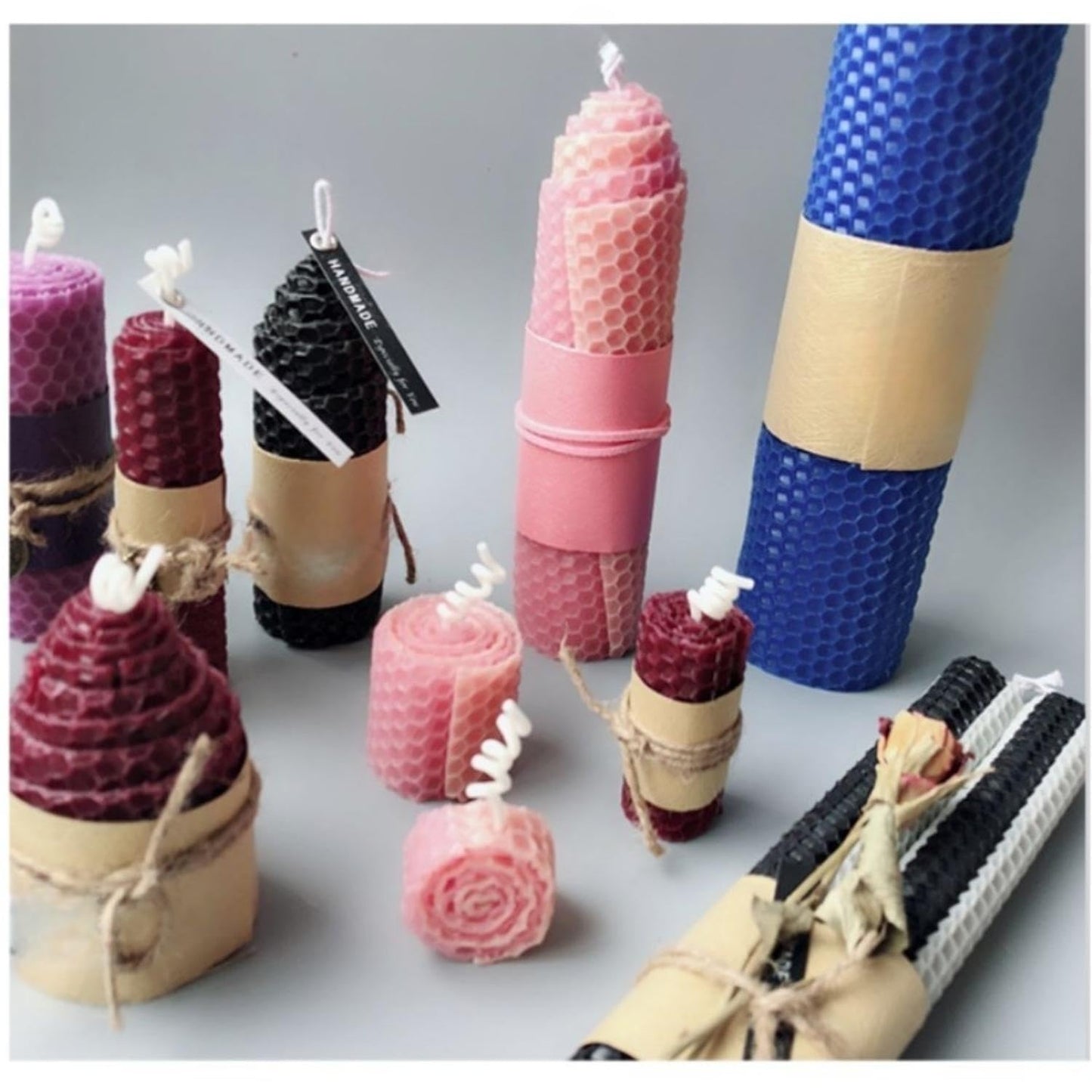 Beeswax Candle Making Kit with 20 Sheets and Wicks