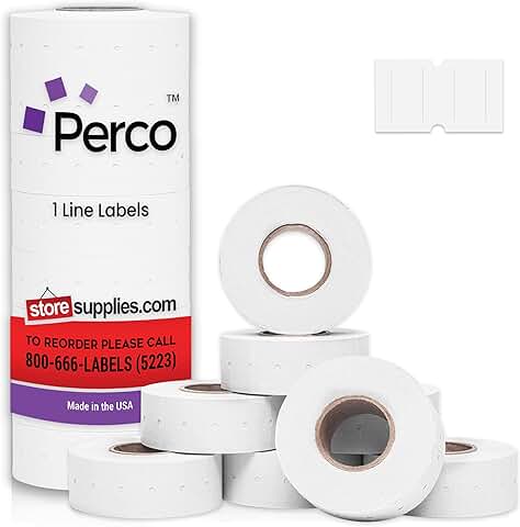 White Labels for Price and Date Guns, 8 Rolls