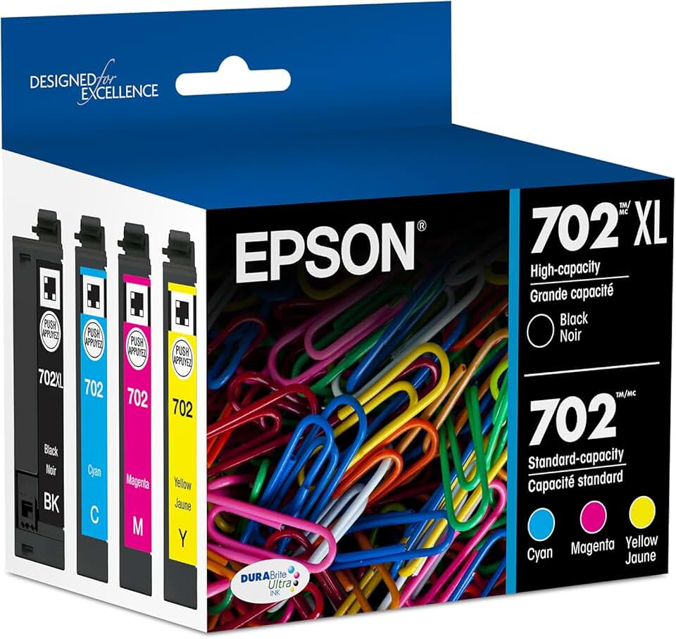 High Capacity Black and Color Ink Cartridge Pack