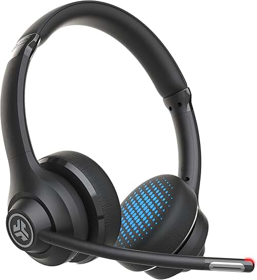 Wireless Headset with Microphone and 45+ Hours Playtime