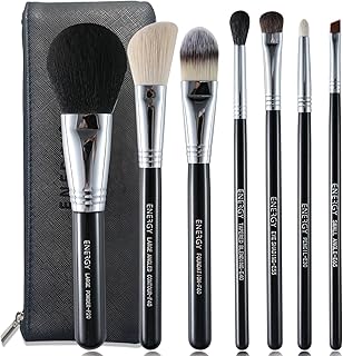 7-Piece Synthetic Makeup Brush Set with Travel Case