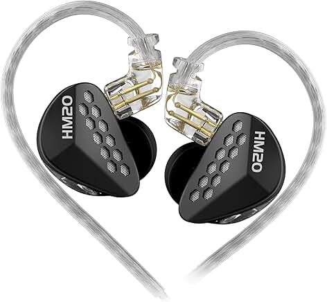 In-Ear Monitors with Detachable Cable for Music and Audiophiles