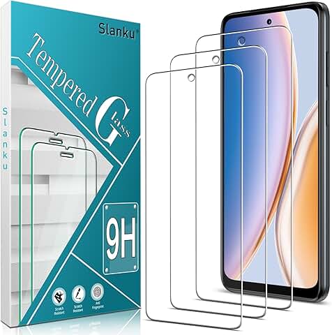 Three Tempered Glass Screen Protectors for Moto G Power 5G