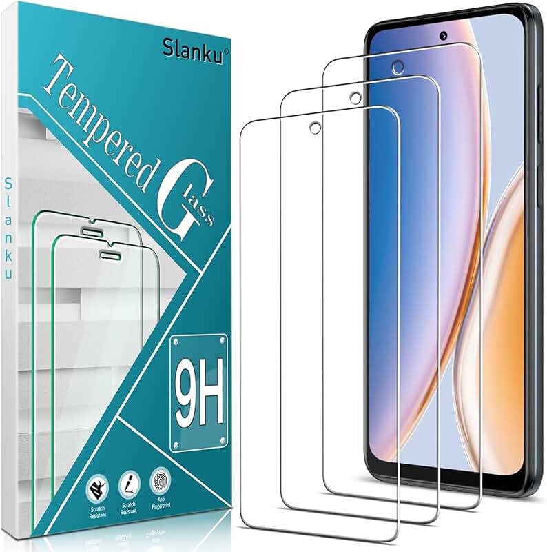 Three Tempered Glass Screen Protectors for Moto G Power 5G
