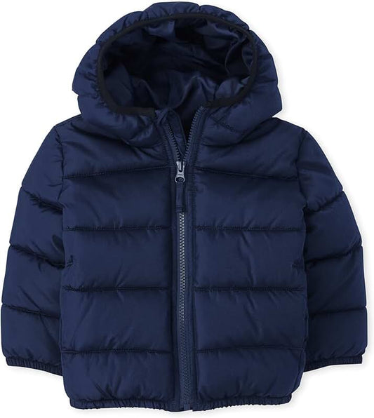 Baby and Toddler Boys' Warm Water-Resistant Puffer Jacket