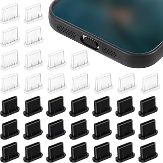 200 Pcs Silicone USB C Dust Plugs for Phones and Tablets