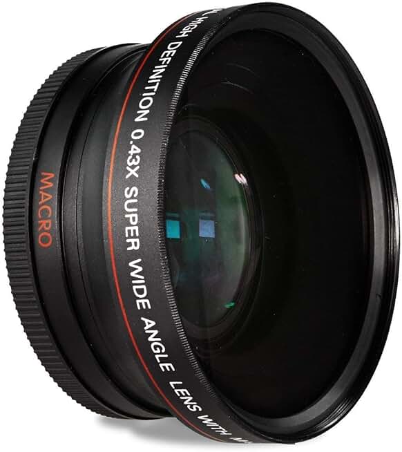 Wide Angle and Macro Lens with Microfiber Cloth