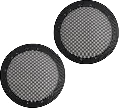 2-Pack 6.5 Inch Car Speaker Grill with Honeycomb Design