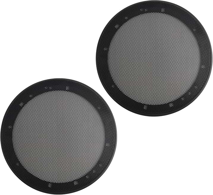 2-Pack 6.5 Inch Car Speaker Grill with Honeycomb Design