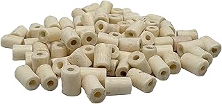 White Buffalo Bone Beads, 8mm Cylindrical, 100 Pieces