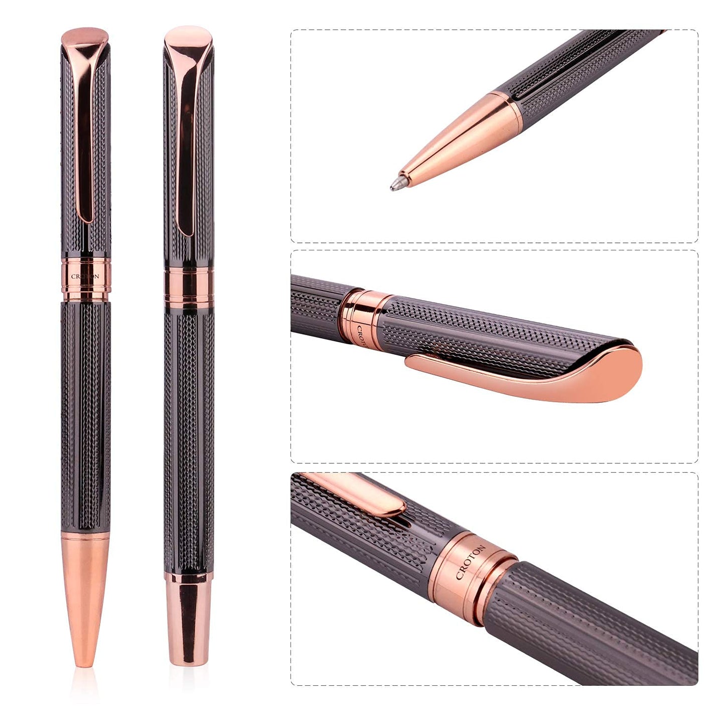 Stylish Metal Pen Set with Extra Refills