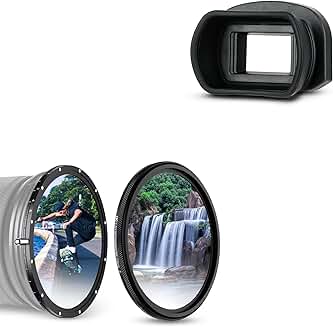 Eyecup Eyepiece Viewfinder with Variable ND Filter