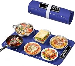 Electric Food Warming Mat with Timer and Temperature Control