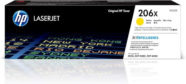 Yellow toner cartridge for laser printer