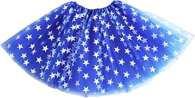 Adult Independence Day Blue Star Tutu for Women