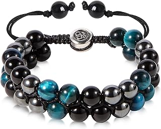 Triple Protection Handmade Crystal Bracelet for Balance and Energy