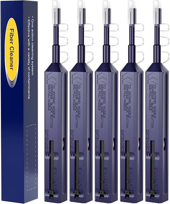 Set of 5 Fiber Cleaning Pens for 1.25mm Adapters
